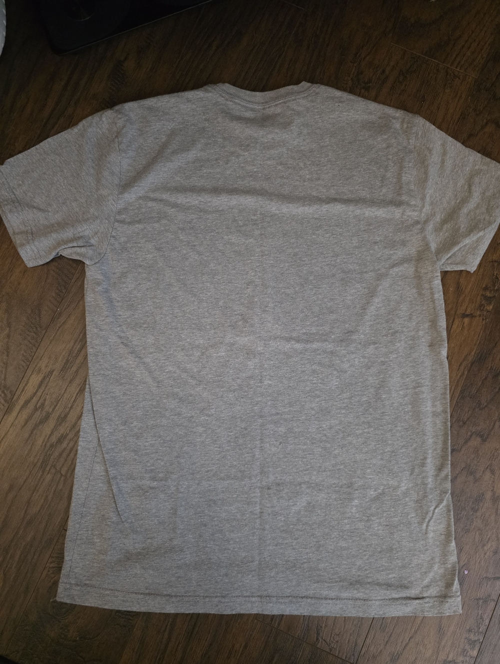 Next Level Apparel Gray "Not Today Satan" Short Sleeve Tee - Picture 3 of 3